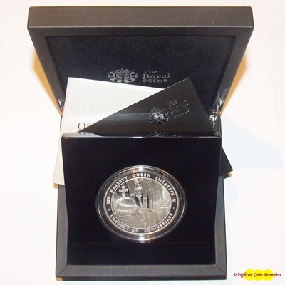 2013 Silver Proof £10 - QEII Coronation Anniversary